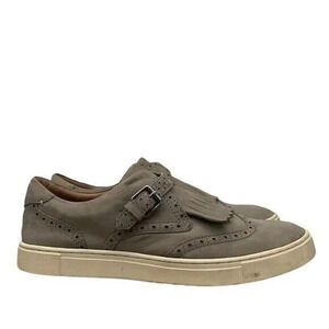 Frye Gemma Kilte Light Tan Brown Leather Slip On Sneakers 10